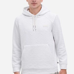 Ethika White Embossed Hoodie